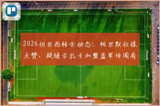 2026切尔西转会动态：帕尔默社媒点赞，疑暗示扎卡加盟蓝军传闻有新进展